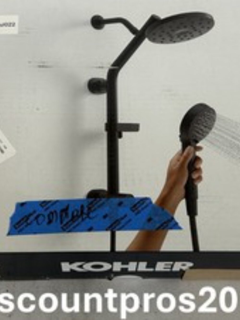 Kohler HydroRail 3-in-1 Multifunction Showerhead and Column Kit, Matte Black - Picture 2 of 2